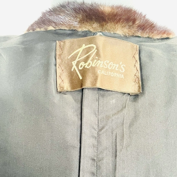 Luxury Million Dollar Look Vintage Geoffrey Beene Real Mink Fur Coat Jacket - Picture 11 of 11